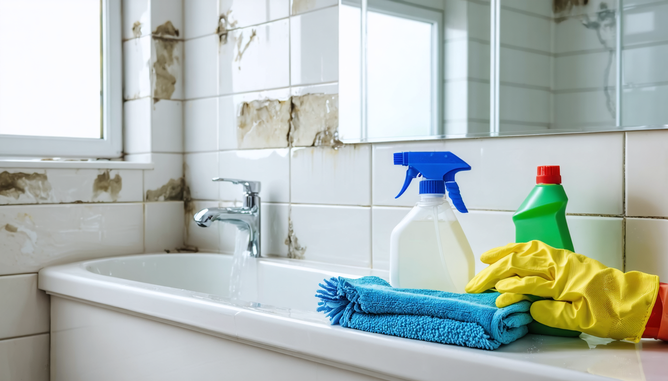 Astuces Efficaces pour Éliminer les Champignons dans votre Salle de Bain