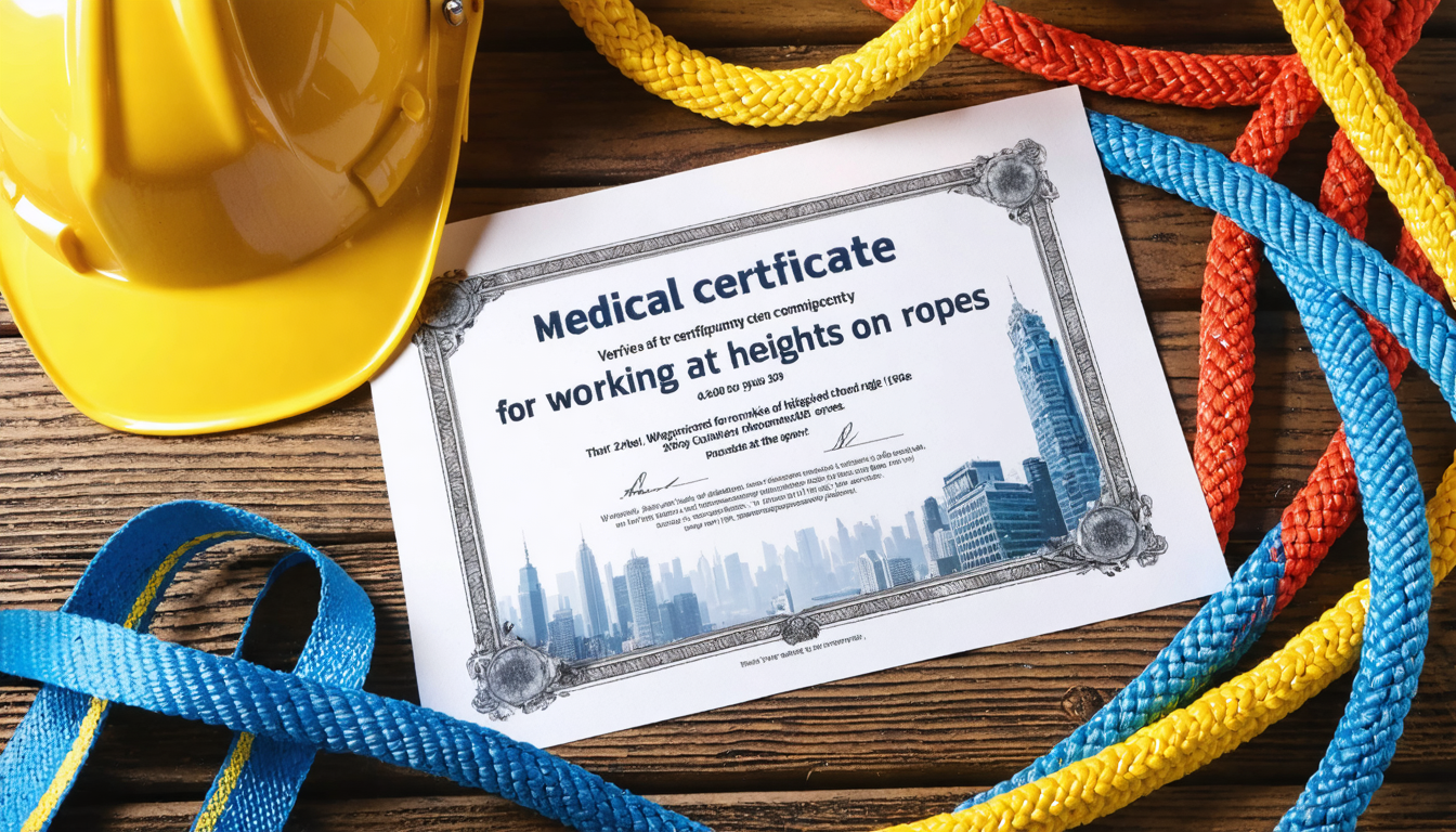 obtenez votre attestation médicale de compétence essentielle pour les travaux en hauteur et sur corde. garantissez votre sécurité et votre conformité règlementaire avec cet examen médical adapté aux professionnels du secteur.