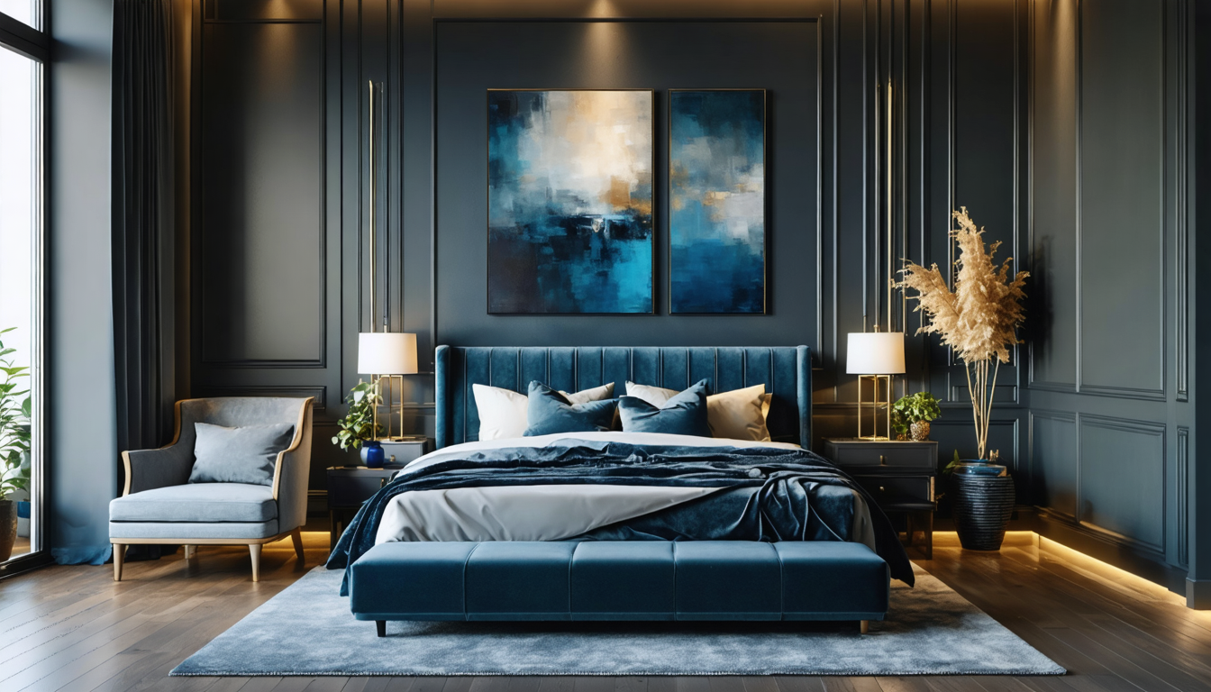 Comment choisir le mur idéal à peindre en teintes sombres dans votre chambre ?