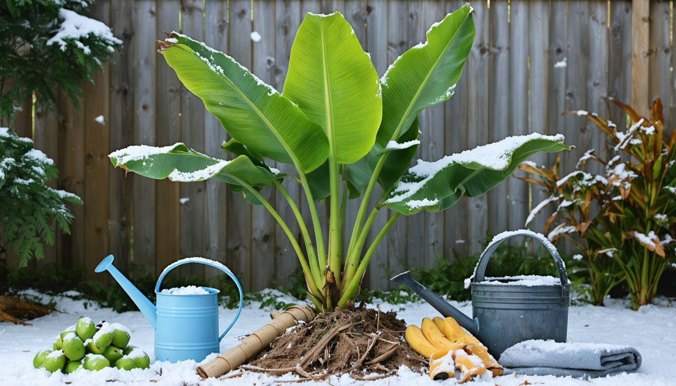 protégez efficacement votre bananier du gel en hiver grâce à nos astuces et conseils pratiques. découvrez comment garder votre plante en bonne santé malgré le froid !