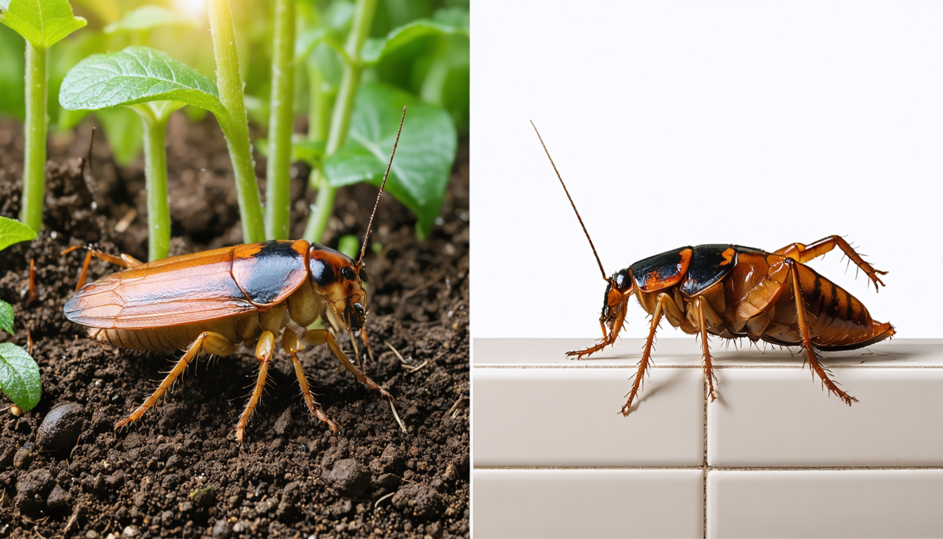 Distinction entre le cafard de jardin et celui de maison : les clés pour les reconnaître !
