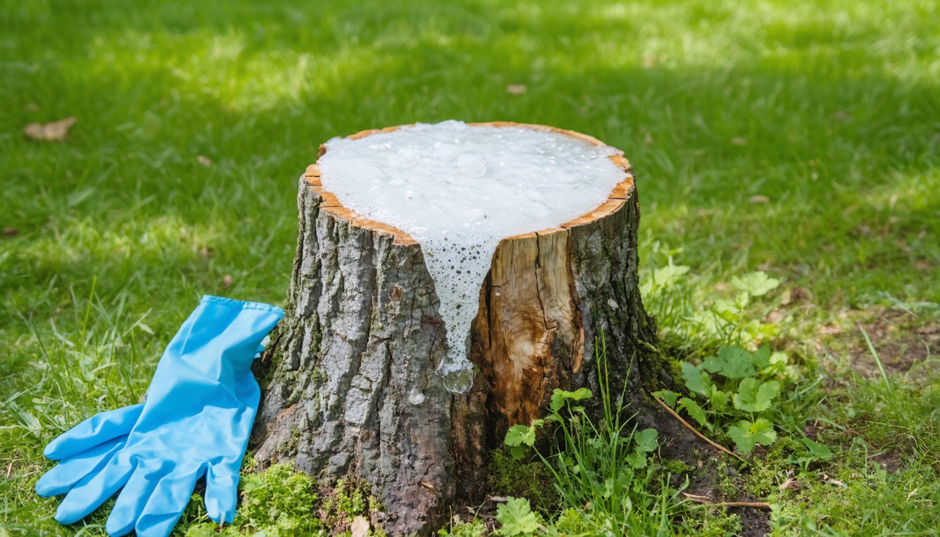 Éliminer une souche d&rsquo;arbre grâce au vinaigre blanc : conseils et astuces pratiques!