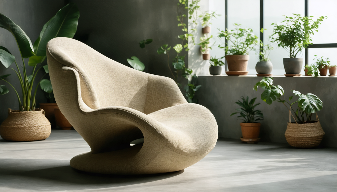 Fauteuil au design unique : l&rsquo;alliance de l&rsquo;esthétique et de la durabilité