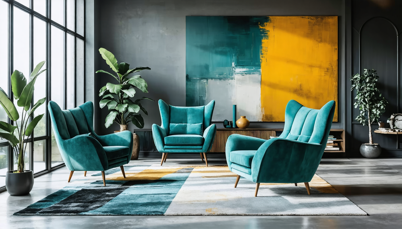 Fauteuils au design contemporain : l&rsquo;élément clé pour un intérieur moderne