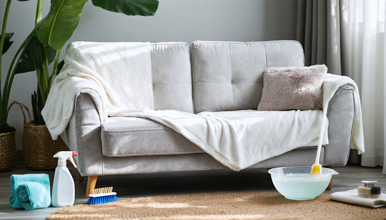 découvrez les meilleures astuces et techniques pour nettoyer efficacement un canapé en tissu non déhoussable. ce guide pratique vous offre des conseils simples pour raviver votre mobilier et éliminer les taches sans l'abîmer.
