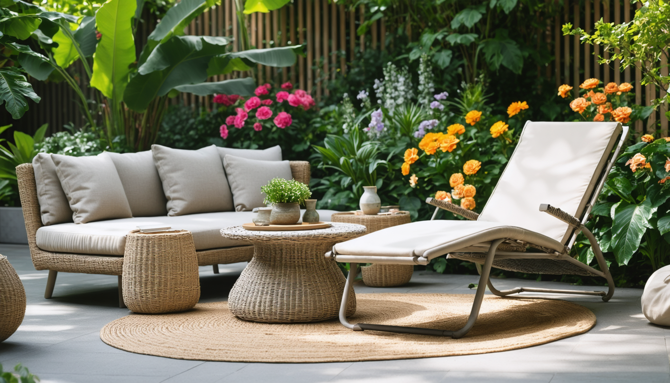 Le Textilène : Qu&rsquo;est-ce que c&rsquo;est et pourquoi l&rsquo;adopter pour votre mobilier de jardin ?