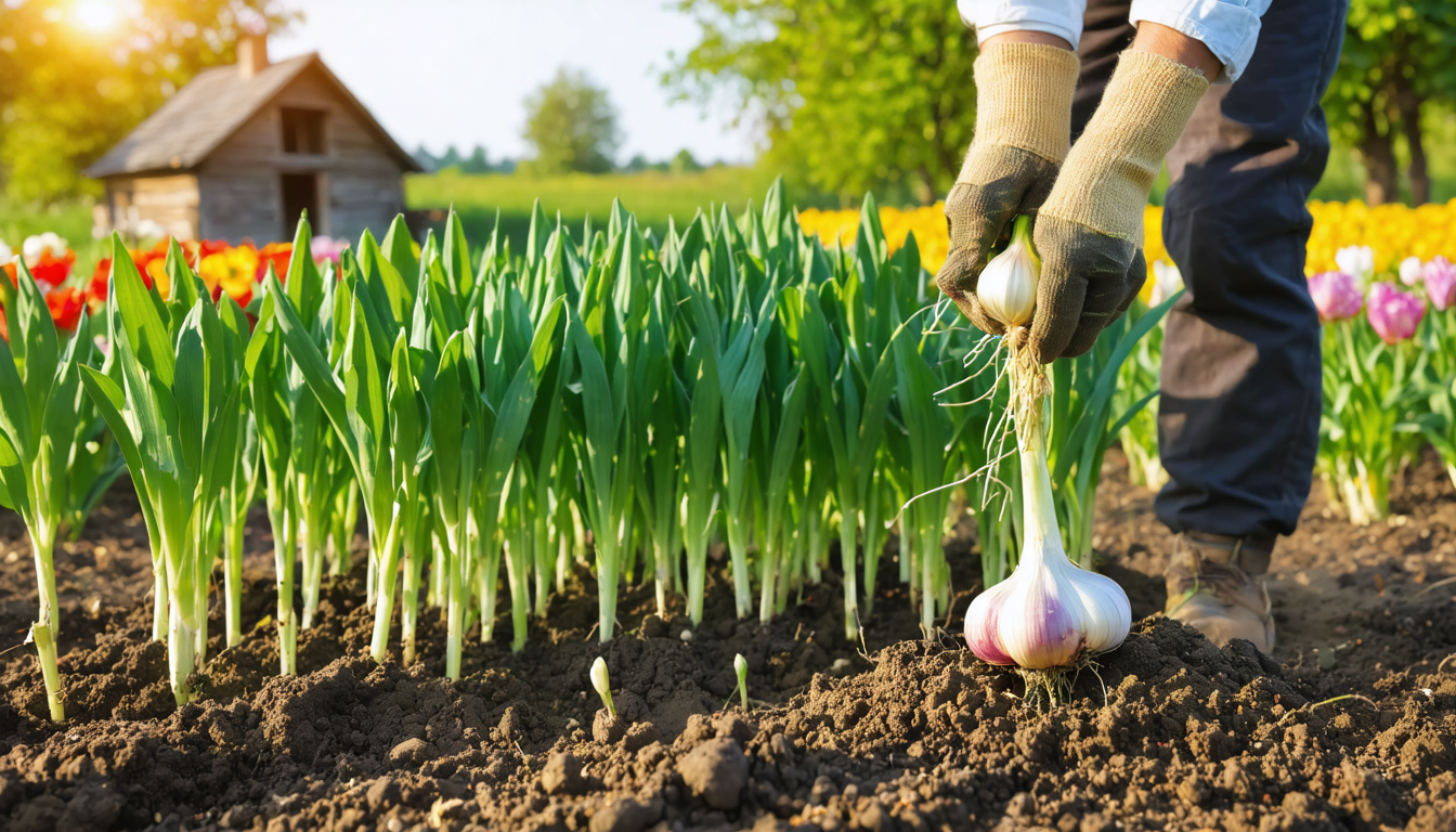 découvrez quand récolter l'ail semé au printemps grâce à nos astuces et conseils pratiques pour obtenir des bulbes savoureux et bien conservés.
