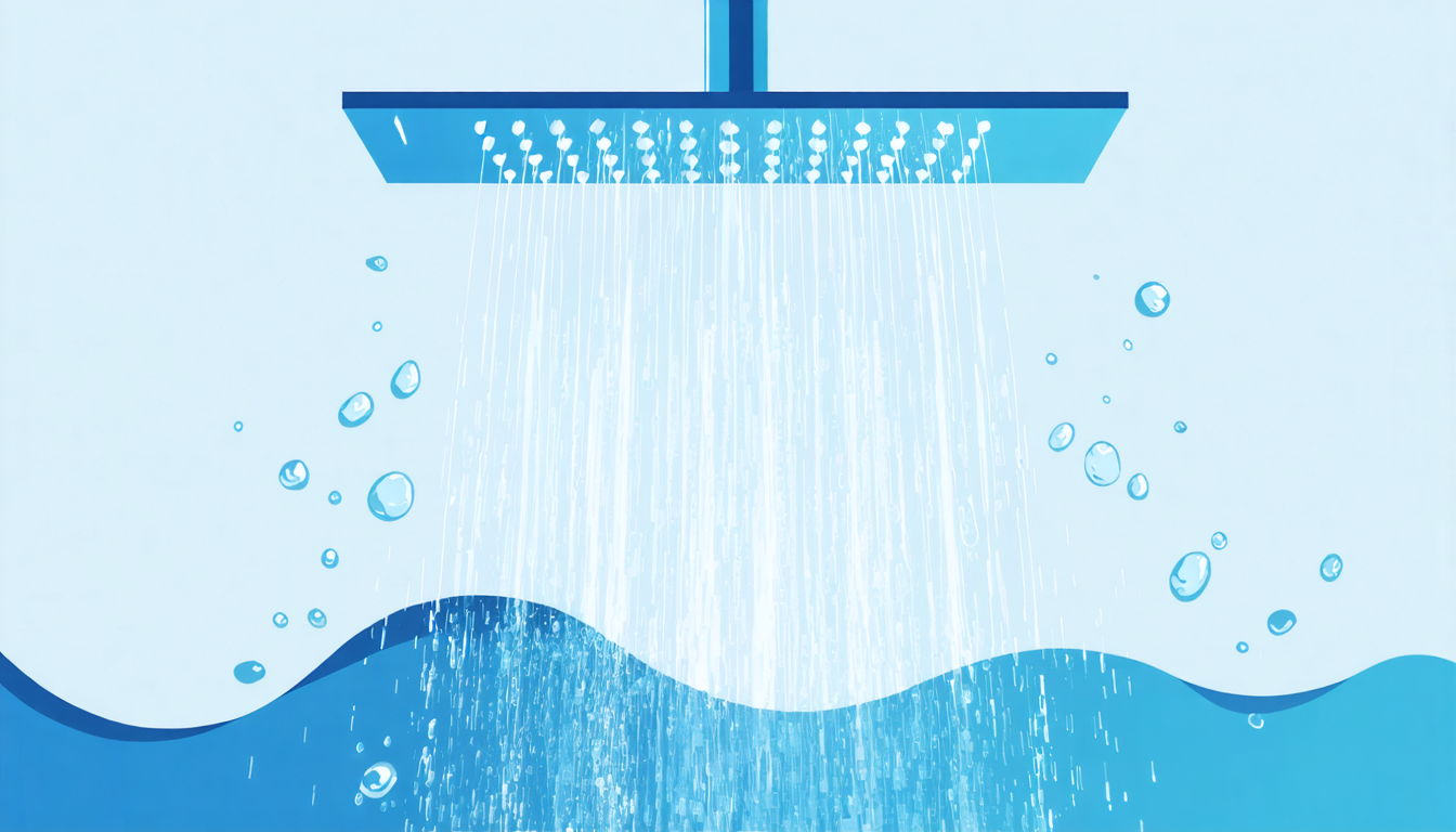 Quel est le volume d&rsquo;eau consommé lors d&rsquo;une douche de 10 minutes ?